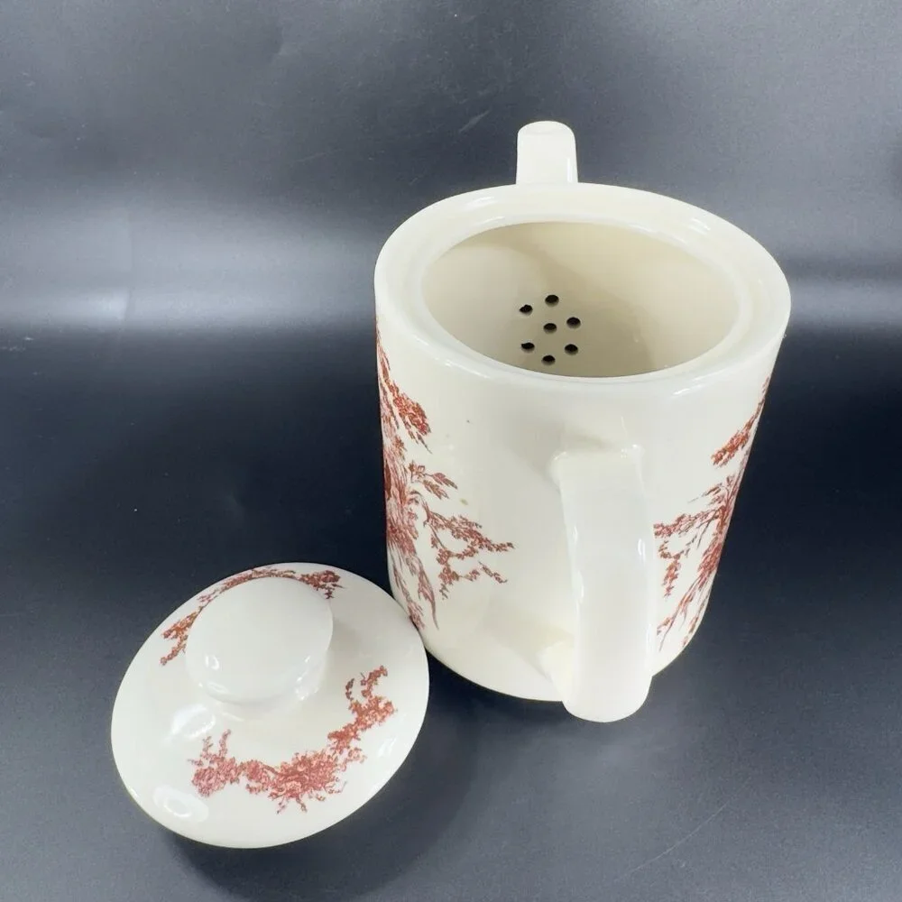 2002 California Pantry Teapot Rooster Chicken‎ Ceramic Carafe Classic Ceramics
